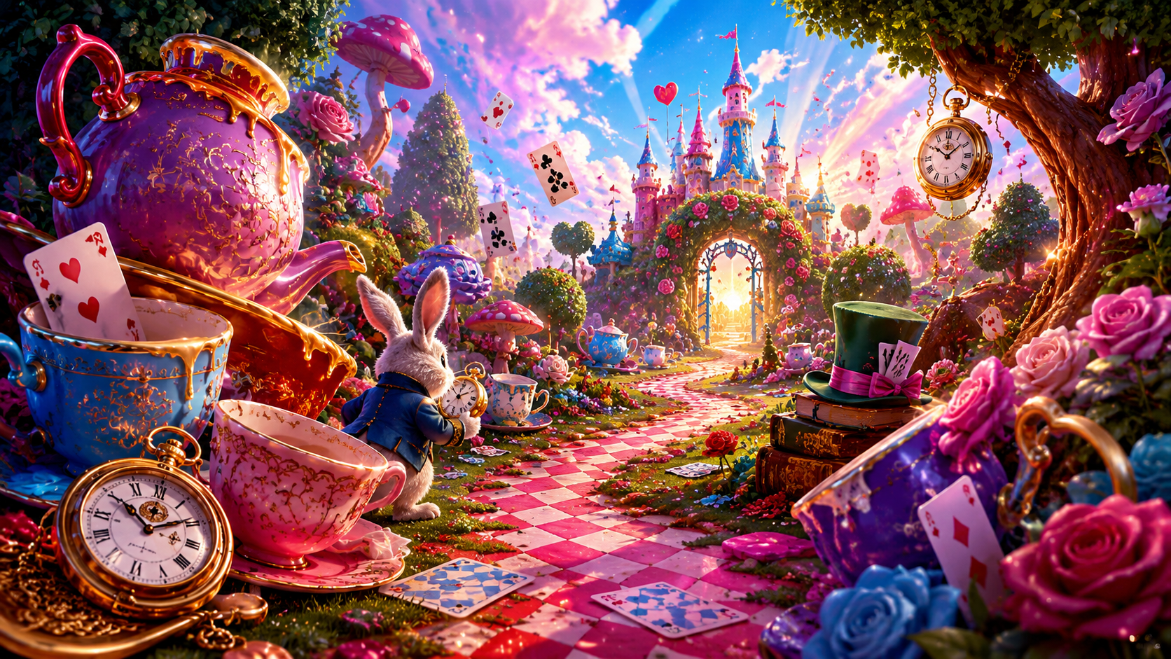 ภาพรีวิวเกม Alice บน Joker Gaming แสดงธีมและบรรยากาศของเกม