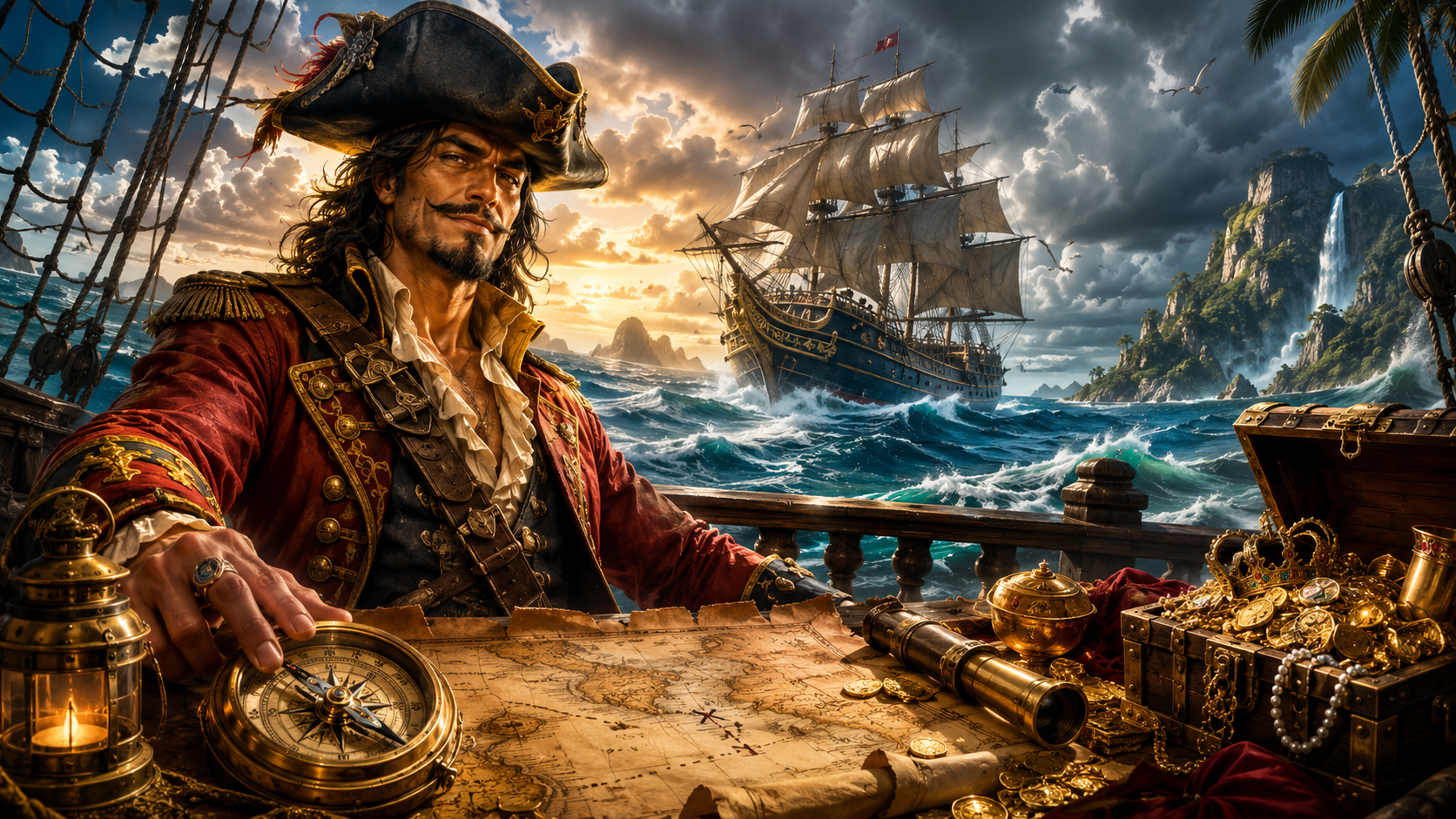 ภาพรีวิวเกม Captain Roger บน Joker Gaming แสดงธีมและบรรยากาศของเกม