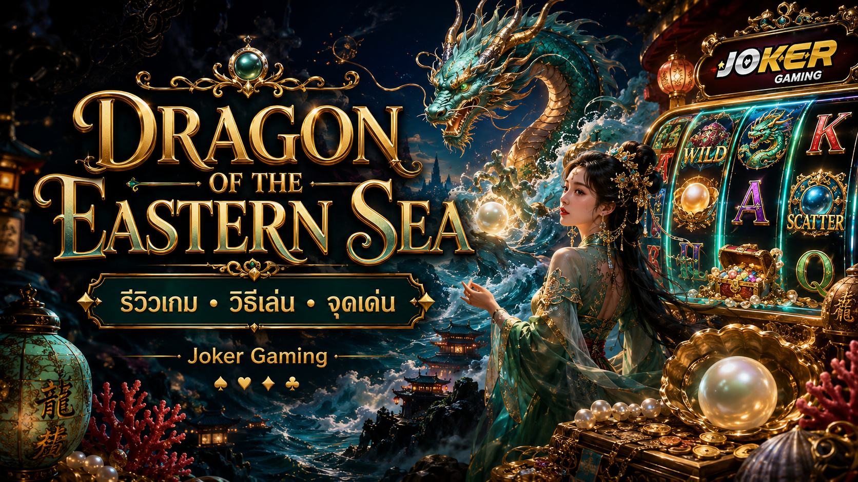 ภาพประกอบรีวิวเกม Dragon of the Eastern Sea บน Joker Gaming