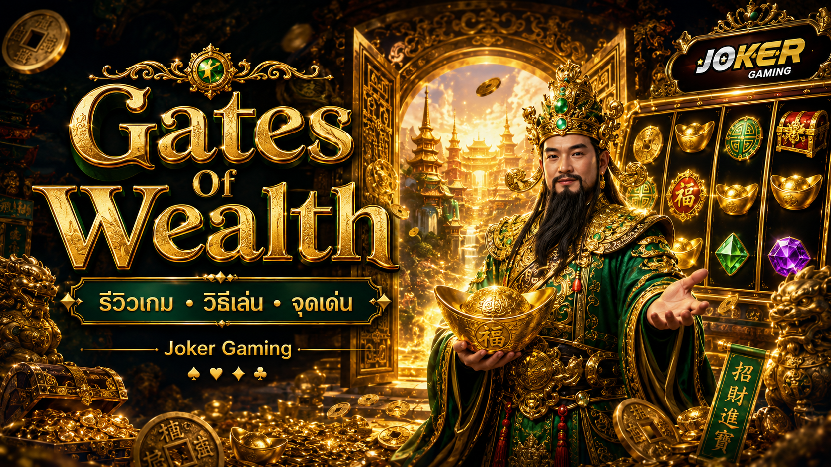 ภาพประกอบรีวิวเกม Gates Of Wealth บน Joker Gaming