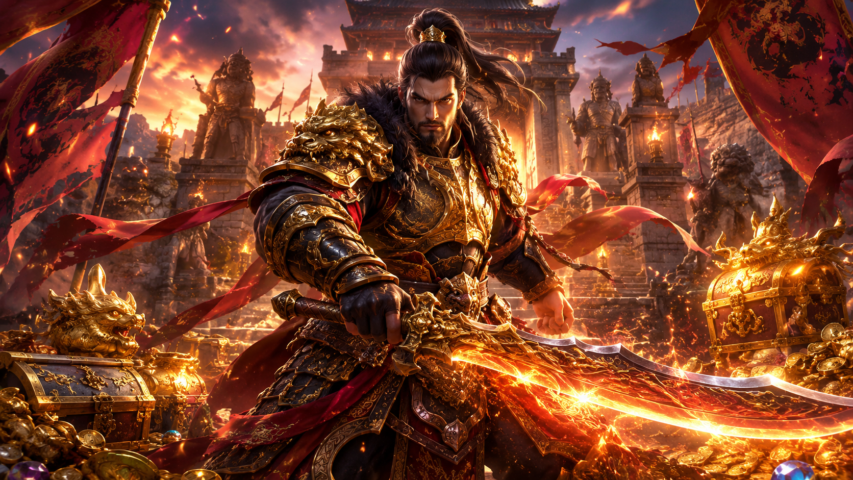 ภาพรีวิวเกม Warrior บน Joker Gaming แสดงธีมและบรรยากาศของเกม